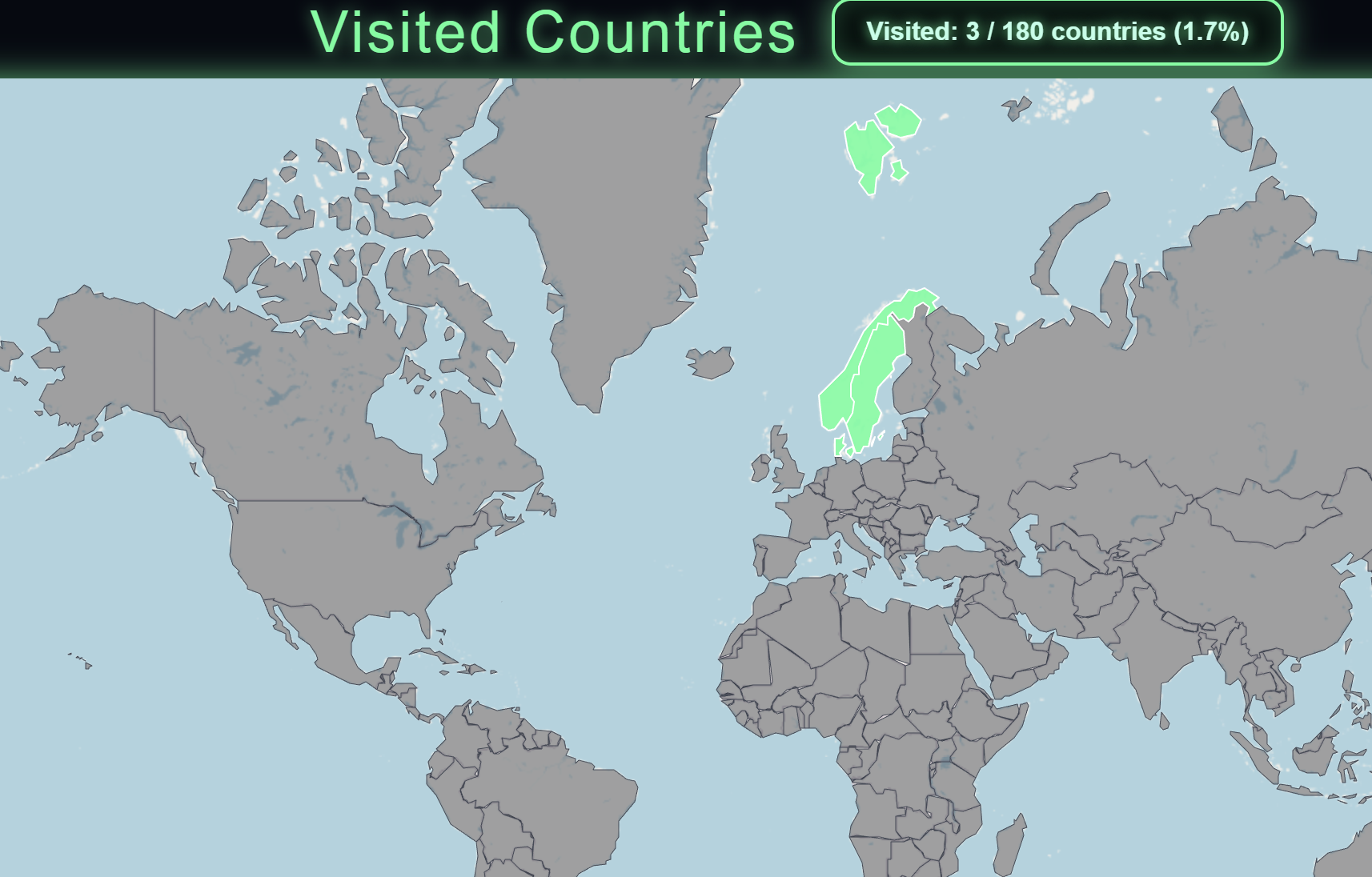 World Map Visualization